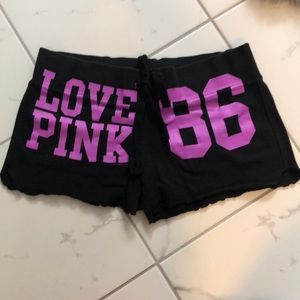 Victoria’s Secret pink collection comfy shorts